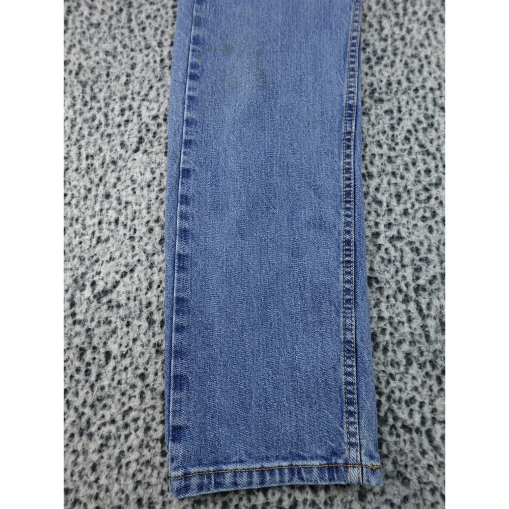 Levis 505 Straight Leg Jeans Mens 32x32 Blue Medium Wash Classic Denim Workwear